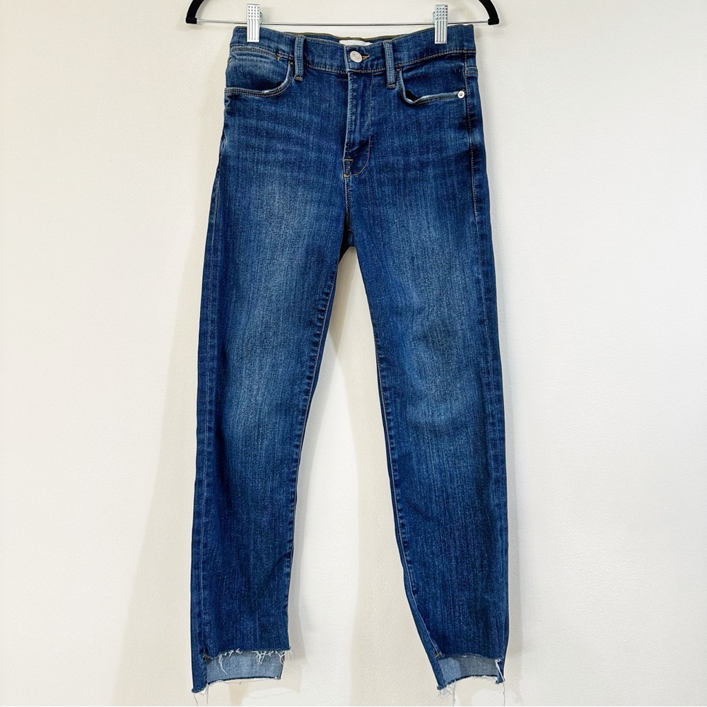 Frame Denim Le High Straight Blue Jeans Size 27